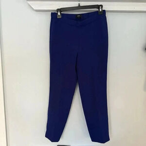 THEORY Womens 6 Basic Pull On Classic Crepe Sapphire Blue Pant Dressy Casual